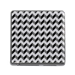 Modern Retro Chevron Patchwork Pattern Memory Card Reader (square 5 Slot) by GardenOfOphir