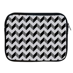 Modern Retro Chevron Patchwork Pattern Apple Ipad 2/3/4 Zipper Cases by GardenOfOphir