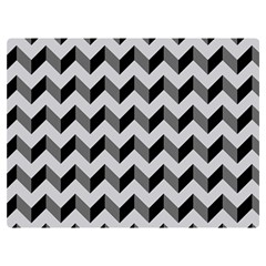 Modern Retro Chevron Patchwork Pattern Premium Plush Fleece Blanket (extra Small) by GardenOfOphir