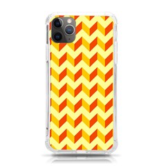 Modern Retro Chevron Patchwork Pattern Iphone 11 Pro Max 6 5 Inch Tpu Uv Print Case by GardenOfOphir