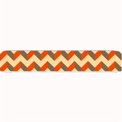 Modern Retro Chevron Patchwork Pattern Small Bar Mat by GardenOfOphir