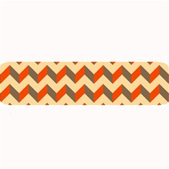 Modern Retro Chevron Patchwork Pattern Large Bar Mat by GardenOfOphir