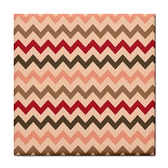 Chevron Pattern Gifts Tile Coaster