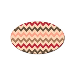 Chevron Pattern Gifts Sticker (Oval)