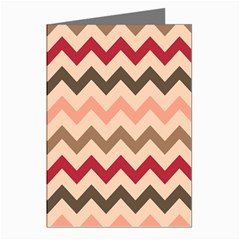 Chevron Pattern Gifts Greeting Cards (pkg Of 8) by GardenOfOphir