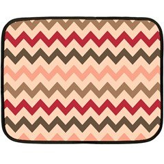 Chevron Pattern Gifts Fleece Blanket (mini) by GardenOfOphir