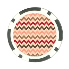 Chevron Pattern Gifts Poker Chip Card Guard (10 Pack) by GardenOfOphir