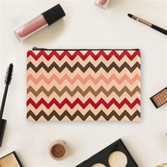 Chevron Pattern Gifts Cosmetic Bag (medium) by GardenOfOphir