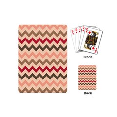 Chevron Pattern Gifts Playing Cards Single Design (mini) by GardenOfOphir