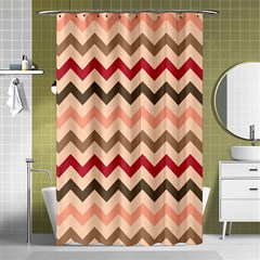 Chevron Pattern Gifts Shower Curtain 48  X 72  (small)  by GardenOfOphir