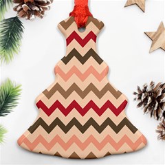 Chevron Pattern Gifts Ornament (Christmas Tree) 