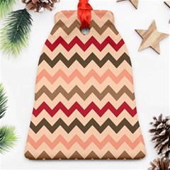 Chevron Pattern Gifts Bell Ornament (two Sides) by GardenOfOphir