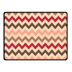 Chevron Pattern Gifts Two Sides Fleece Blanket (small) by GardenOfOphir