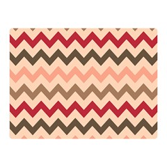 Chevron Pattern Gifts Two Sides Premium Plush Fleece Blanket (Mini)