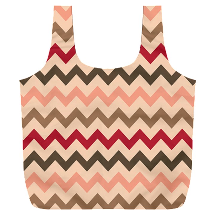 Chevron Pattern Gifts Full Print Recycle Bag (XXXL)