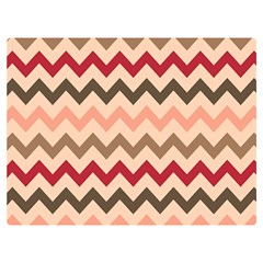 Chevron Pattern Gifts Two Sides Premium Plush Fleece Blanket (Extra Small)