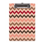 Chevron Pattern Gifts A5 Acrylic Clipboard Front