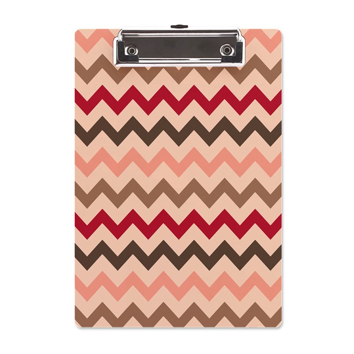 Chevron Pattern Gifts A5 Acrylic Clipboard