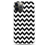 Black And White Chevron iPhone 12 Pro max TPU UV Print Case Front