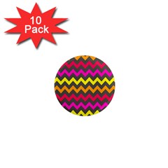 Chevron Pattern Gifts 1  Mini Magnet (10 Pack)  by GardenOfOphir