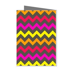 Chevron Pattern Gifts Mini Greeting Cards (pkg Of 8)