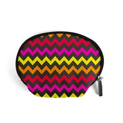 Chevron Pattern Gifts Accessory Pouch (small) by GardenOfOphir