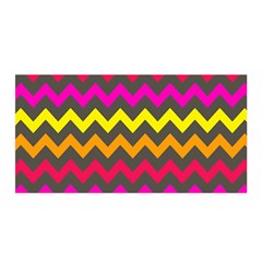 Chevron Pattern Gifts Satin Wrap 35  X 70  by GardenOfOphir