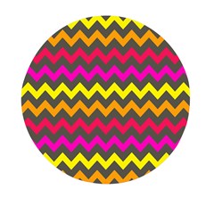 Chevron Pattern Gifts Mini Round Pill Box (pack Of 3) by GardenOfOphir