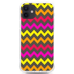 Chevron Pattern Gifts Iphone 12/12 Pro Tpu Uv Print Case by GardenOfOphir