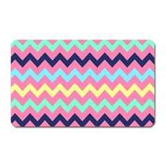 Chevron Pattern Gifts Magnet (rectangular) by GardenOfOphir