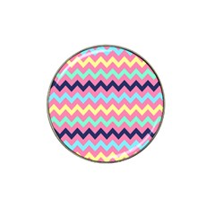 Chevron Pattern Gifts Hat Clip Ball Marker (4 Pack) by GardenOfOphir