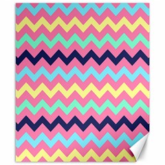 Chevron Pattern Gifts Canvas 8  X 10  by GardenOfOphir