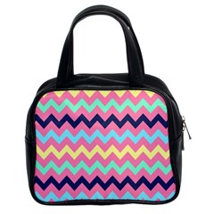 Chevron Pattern Gifts Classic Handbag (two Sides) by GardenOfOphir