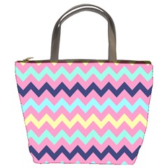 Chevron Pattern Gifts Bucket Bag by GardenOfOphir