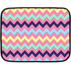 Chevron Pattern Gifts Fleece Blanket (mini) by GardenOfOphir