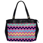 Chevron Pattern Gifts Oversize Office Handbag Front