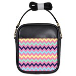 Chevron Pattern Gifts Girls Sling Bag Front