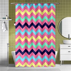 Chevron Pattern Gifts Shower Curtain 48  X 72  (small)  by GardenOfOphir