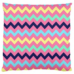 Chevron Pattern Gifts Large Cushion Case (two Sides) by GardenOfOphir