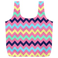 Chevron Pattern Gifts Full Print Recycle Bag (xl) by GardenOfOphir