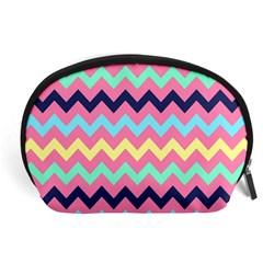 Chevron Pattern Gifts Accessory Pouch (large) by GardenOfOphir