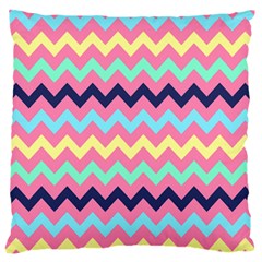 Chevron Pattern Gifts Standard Premium Plush Fleece Cushion Case (two Sides) by GardenOfOphir