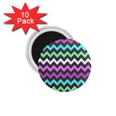 Chevron Pattern Gifts 1 75  Magnets (10 Pack)  by GardenOfOphir