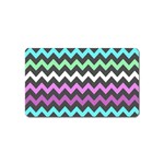 Chevron Pattern Gifts Magnet (Name Card) Front