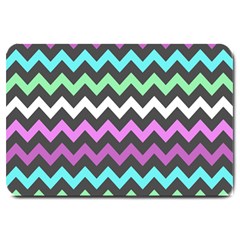 Chevron Pattern Gifts Large Doormat by GardenOfOphir