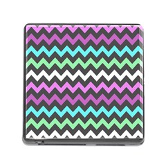 Chevron Pattern Gifts Memory Card Reader (square 5 Slot) by GardenOfOphir