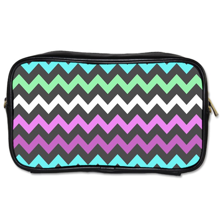 Chevron Pattern Gifts Toiletries Bag (Two Sides)