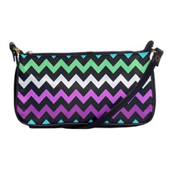 Chevron Pattern Gifts Shoulder Clutch Bag by GardenOfOphir