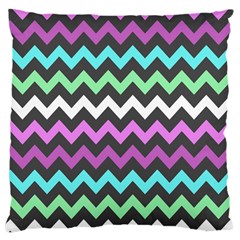 Chevron Pattern Gifts Large Cushion Case (one Side) by GardenOfOphir