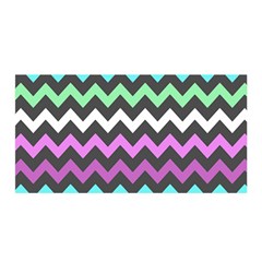 Chevron Pattern Gifts Satin Wrap 35  X 70  by GardenOfOphir